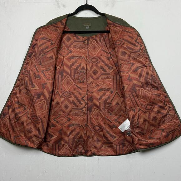 MOTHER The Tip Off Fringed Faux Suede Quilted Shell Jacket Size XS NWOT - Picture 13 of 16